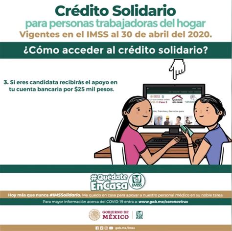 Crédito Solidario A Trabajadoras Del Hogar De 25000 Pesos En El Imss