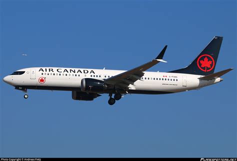 C Fsoc Air Canada Boeing 737 8 Max Photo By Andreas Fietz Id 924663