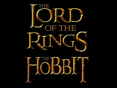 Image The Lord Of The Rings The Hobbit Logo The One Wiki To