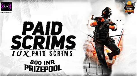 Bgmi Live Paid Scrims Prize Inr Bgmi Update Coming