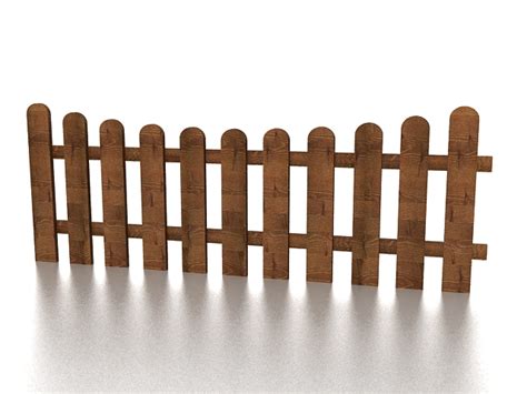 Wood Garden Fence 3d Model 3ds Max Files Free Download Cadnav