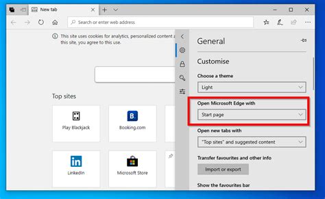 How To Set Your Home Page In Microsoft Edge Mytechjam Hot Sex Picture