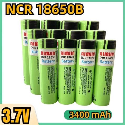 Original High Capacity NCR 18650B 3 7V 3400mAh 18650 Flat Head High