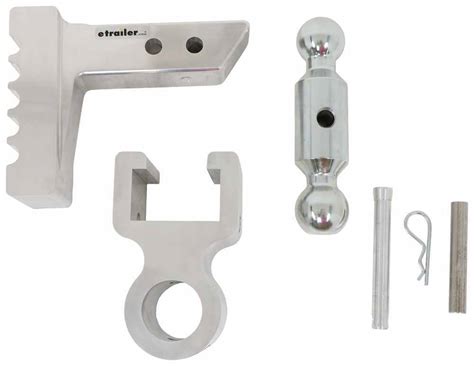 Rapid Hitch Adjustable Aluminum Ball Mount Kit W Zinc Balls