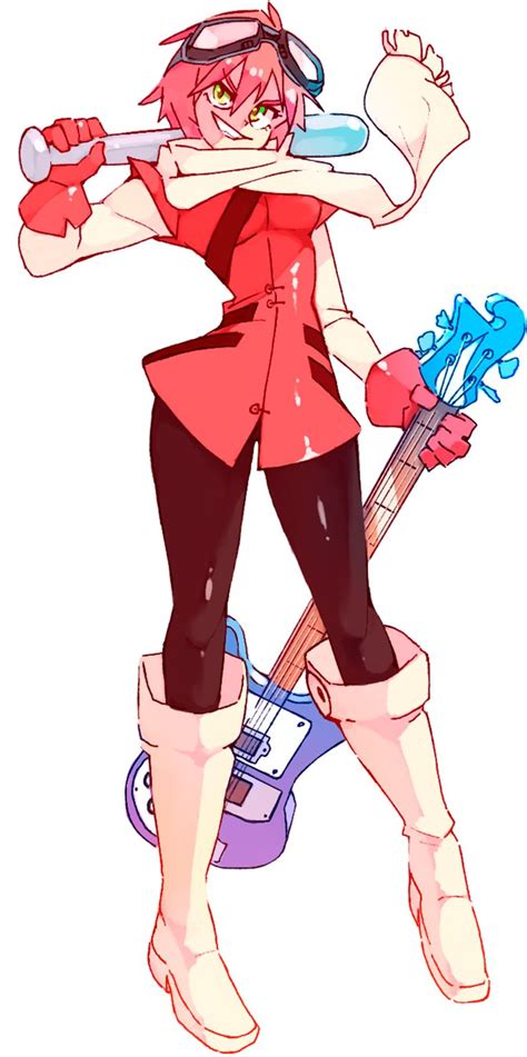 Haruko Haruhara FLCL Rtil Flcl Character Design Anime Character