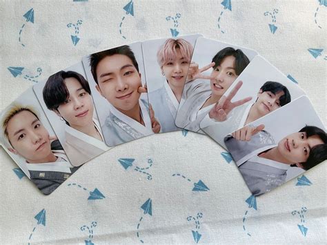 BTS Photocards Chuseok 2021 Pack Kpop Selca Cards BTS Etsy