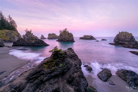 Secret Beach Sunrise Brookings Oregon Randy Bott Photography