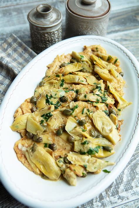 Chicken Piccata With Artichokes Italian Food Forever