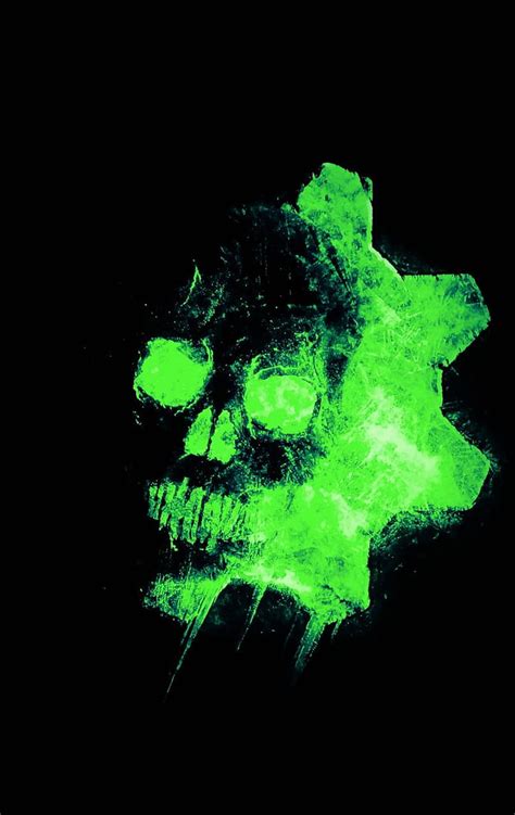 Gears Of War Green Gears Of War Logo Hd Phone Wallpaper Pxfuel