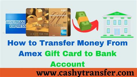 How To Transfer Money From Amex Gift Card To Bank Account In 2023