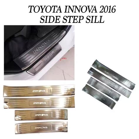 CPO PH TOYOTA INNOVA 2016 CAR DOOR ENTRY GUARD PROTECTOR SIDE STEP SILL