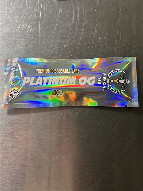 Platinum OG – Imperial 710 Disposable Vape (1g) | Pack Trapper