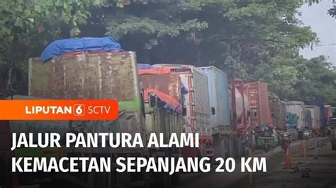 Video Perbaikan Jalan Sebabkan Kemacetan Parah Sepanjang Km Di