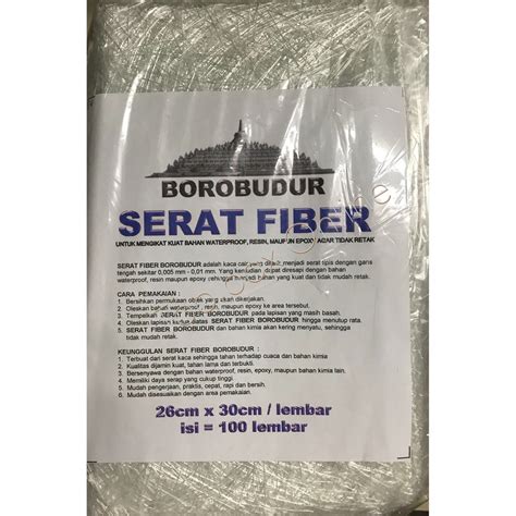 Bungkus Lembar Serat Fiber Borobudur Pengikat Waterproof