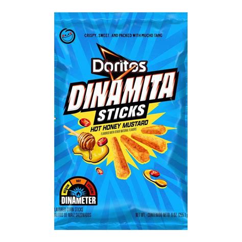 Doritos Dinamita Hot Honey Mustard Corn Sticks 9 Oz