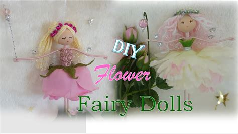 Diy Flower Fairy Dolls How To Make Fairy Dolls Huong Harmon Youtube