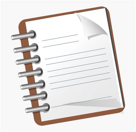 Blank Notepad Clipart