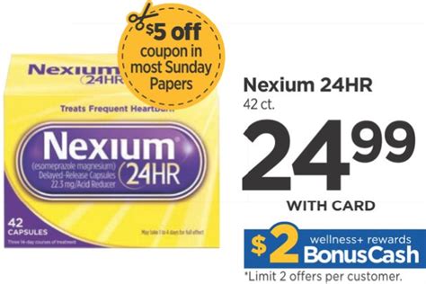 New High-Value Nexium 24HR Coupon (+ Rite Aid Deal) - FamilySavings