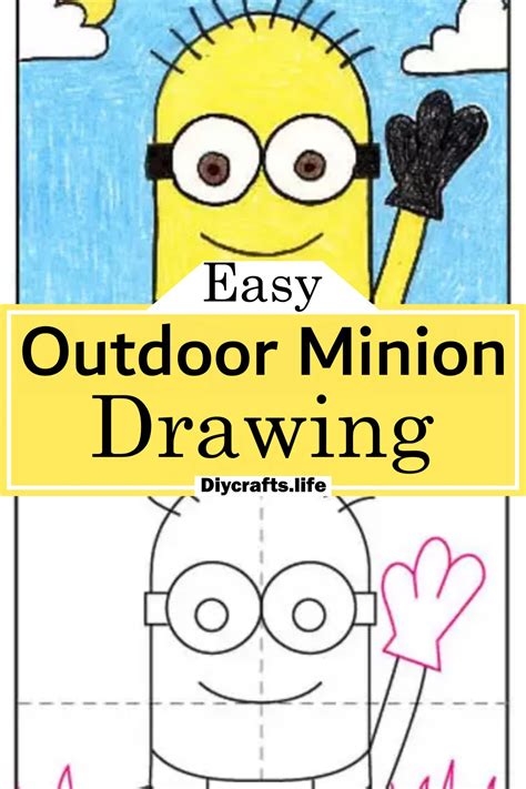 31 Easy Minion Drawings with Step- By-Step Instructions - DIY Crafts