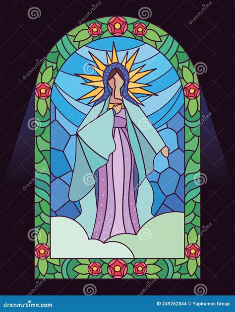 Assumption Of Holy Mary Cartoon Vector 221421797