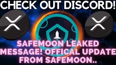 Safemoon Leaked Message Offical Update From Safemoon Xrp Latest