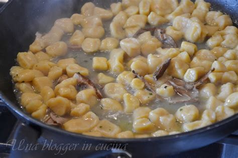 Gnocchi Di Zucca Con Funghi Porcini