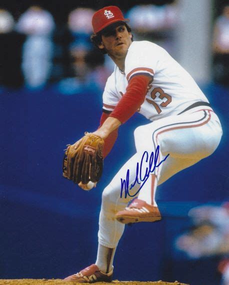 Autographed Neil Allen X St Louis Cardinals Photo Main Line