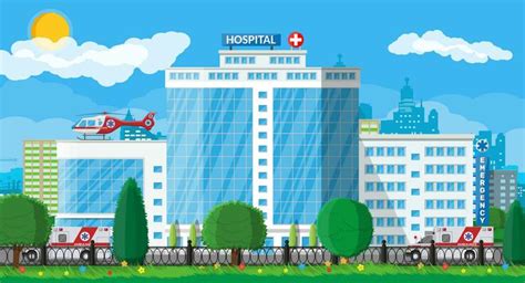 Cartoon Hospital Background Vector Art, Icons, and Graphics for Free ...