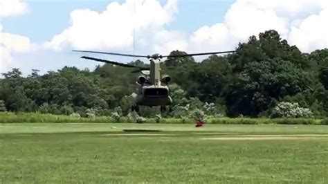 Ch 47 Chinook Landing And Takeoff Youtube