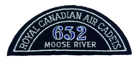 Canadian Rcac Air Cadets 632 Moose River Shoulder Title Insignia Patch