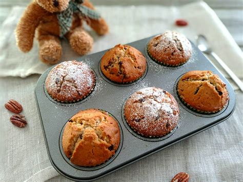 Muffins noix de pécan et pépites de chocolat au Thermomix Cookomix