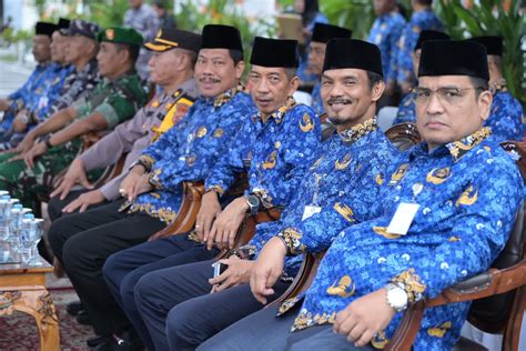 Pimpin Apel HKN Pjs Bupati Bengkalis Ingatkan ASN TNI Dan Polri Jaga