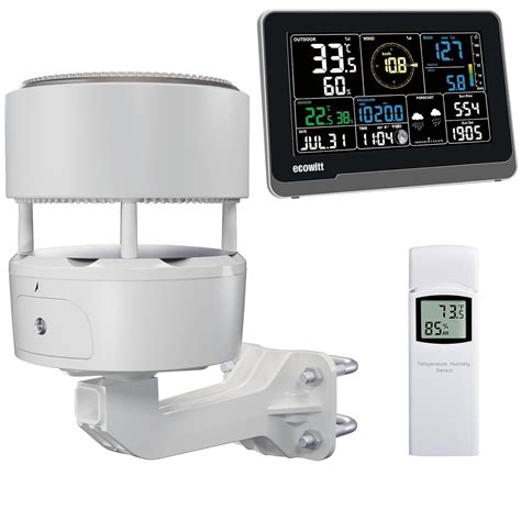 Ecowitt Wireless Weather Stations Ws With Inch Home Lcd Display