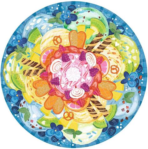 Puzzle Circle Of Colors Ice Cream Ravensburger Pi Ces