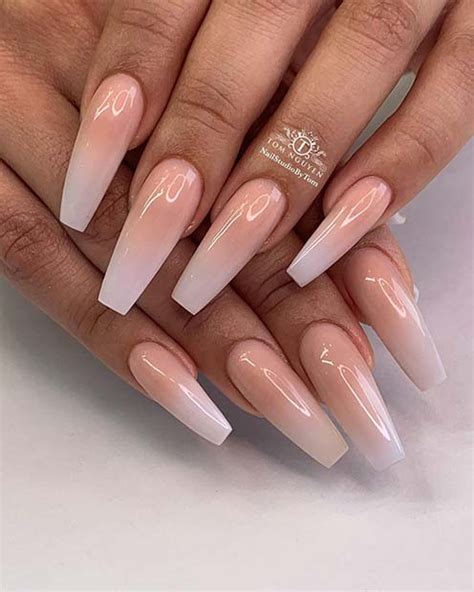 Light Pink Wedding Nails