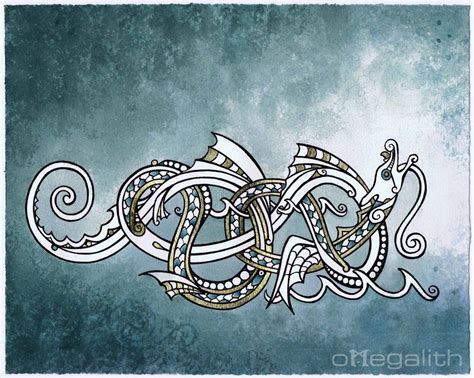 Sea Serpent of Okanagan Lake | Norse tattoo, Sea serpent, Celtic tattoos