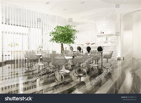 3d 렌더링 럭셔리 호텔 리셉션 홀 스톡 일러스트 1875905113 Shutterstock