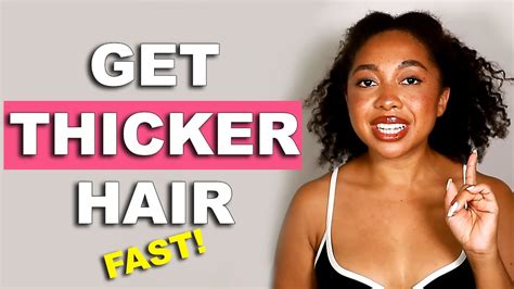 How To Get Thick Hair Naturally Increase The Thickness And Volume Of