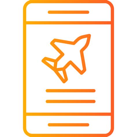 Plane ticket Generic Gradient icon