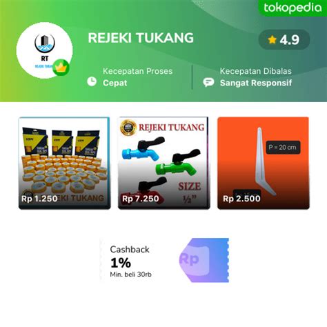 Toko Rejeki Tukang Online Produk Lengkap Harga Terbaik Tokopedia