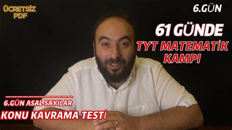 ASAL SAYILAR I 61 GÜNDE TYT MATEMATİK KAMPI I6 GÜN I KONU KAVRAMA