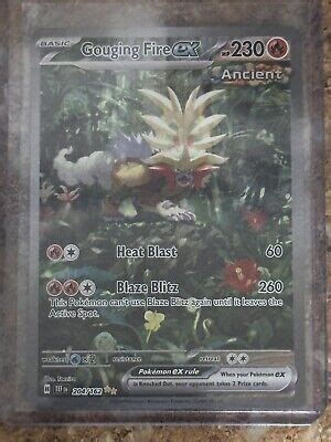 Gouging Fire Ex Special Illustration Rare Pokemon Temporal