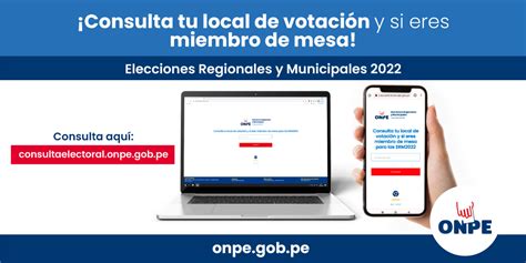 Perú Consulta Tu Local De Votación Y Si Eres Miembro De Mesa En Las Elecciones 2022 El