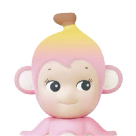 Banana Monkey Pink Sonny Angel In 2024 Sonny Angel Angel Theme