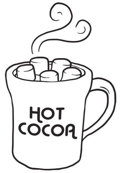 Rich Cup Of Hot Chocolate Coloring Page Designs Coloring Pages