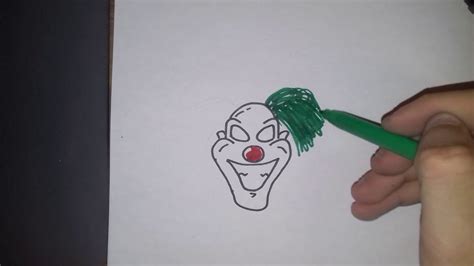 Comment Dessiner Un Clown Tueur En Min Facilement Youtube