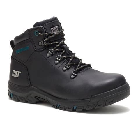 Caterpillar Women Mae Steel Toe Waterproof Work Boot P91022 Black