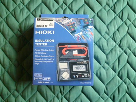 Yahooオークション 日置電機 Hioki Insulation Tester Ir4051 10 5