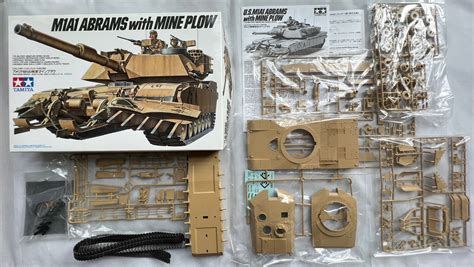 Tamiya Military Miniatures M A Abrams With Mine Plow Ebay