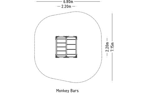 Monkey Bars Obstacle Course Non Solo Arredo